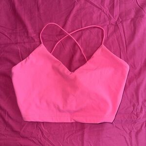 Garage Bright Pink Strappy Top